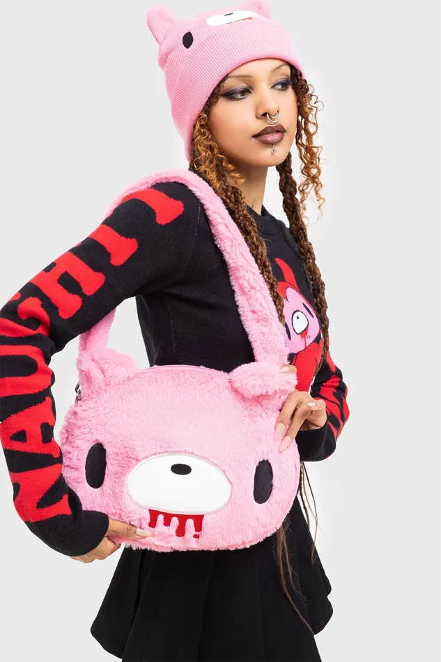 Killstar Bags Tote Bags Women Gloomy Bear Shaped Tote Bag