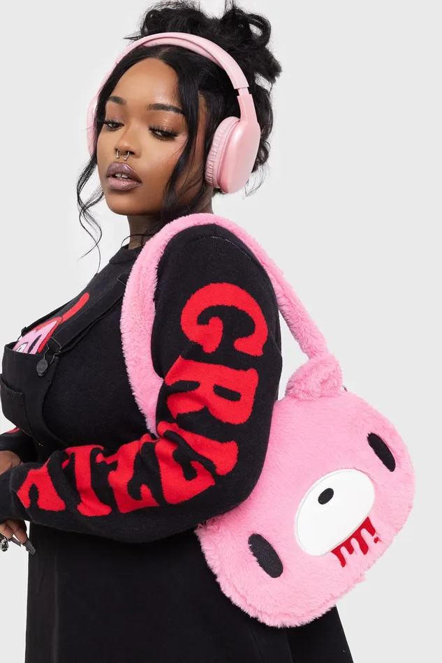 Killstar Bags Tote Bags Women Gloomy Bear Shaped Tote Bag