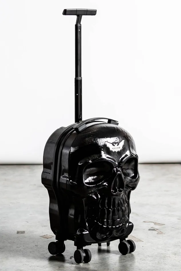 Killstar Bags Travel Bags Women Tomb Travel Suitcase
