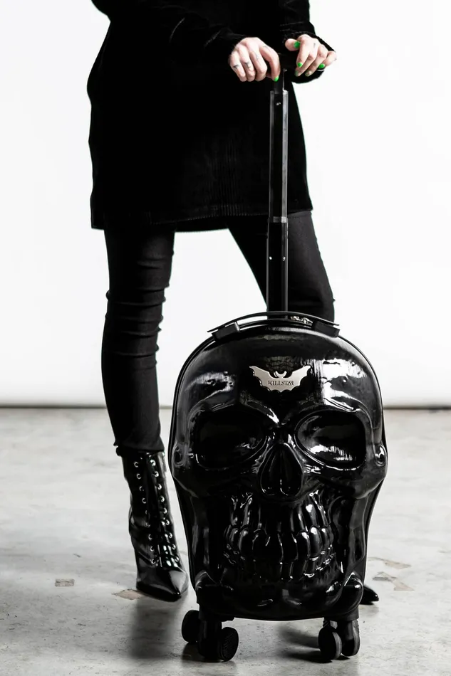 Killstar Bags Travel Bags Women Tomb Travel Suitcase