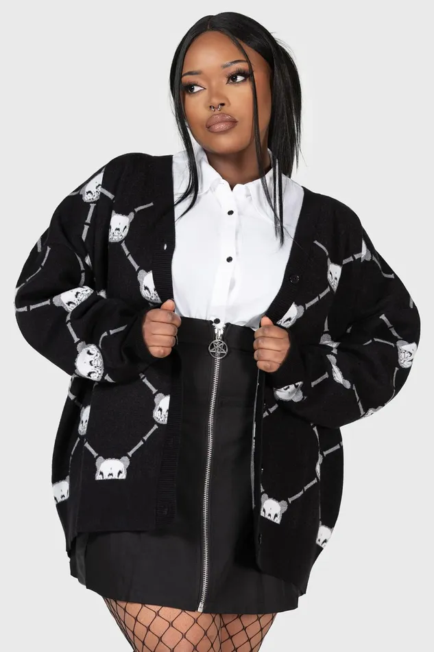 Killstar Cardigans Women Bone To Pick Cardigan