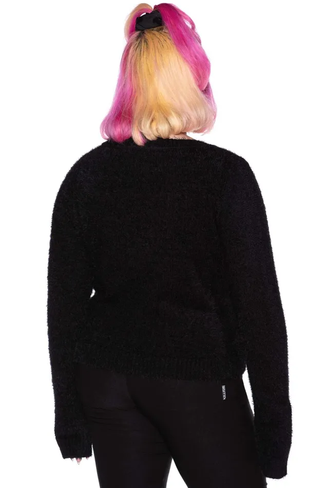 Killstar Cardigans Women Crescent Knit Cardigan