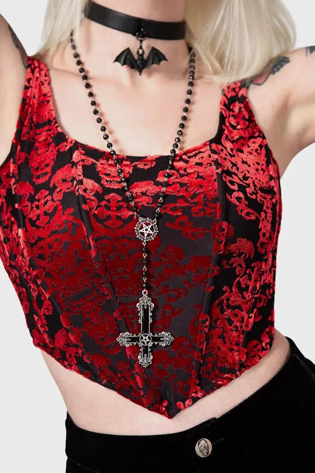 Killstar Corsets Women Snarl Corset Top