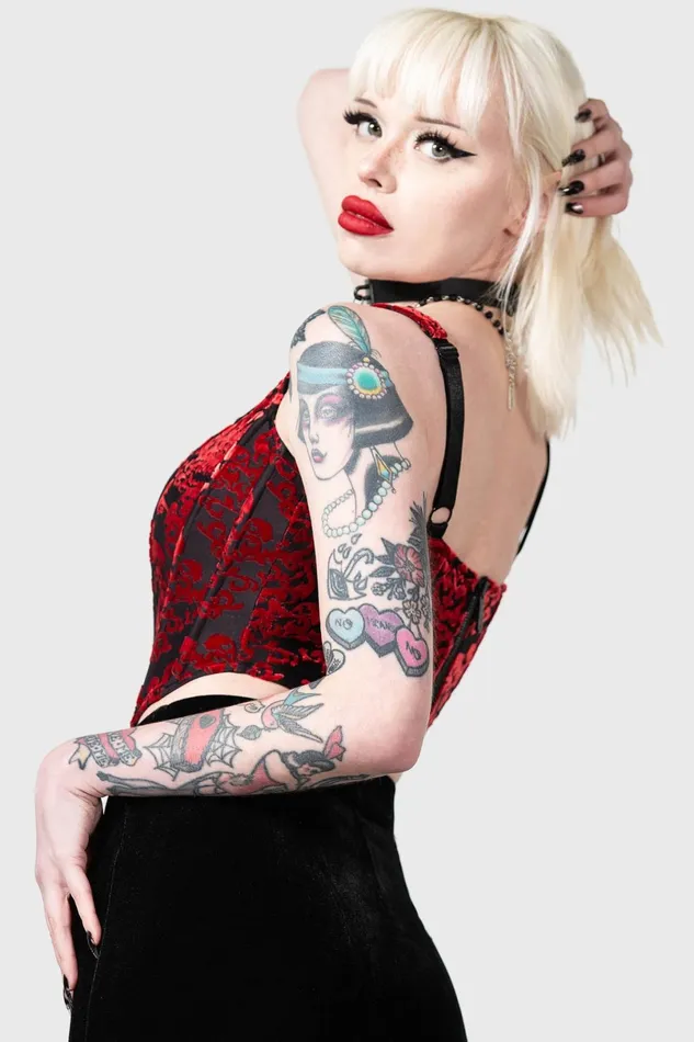 Killstar Corsets Women Snarl Corset Top