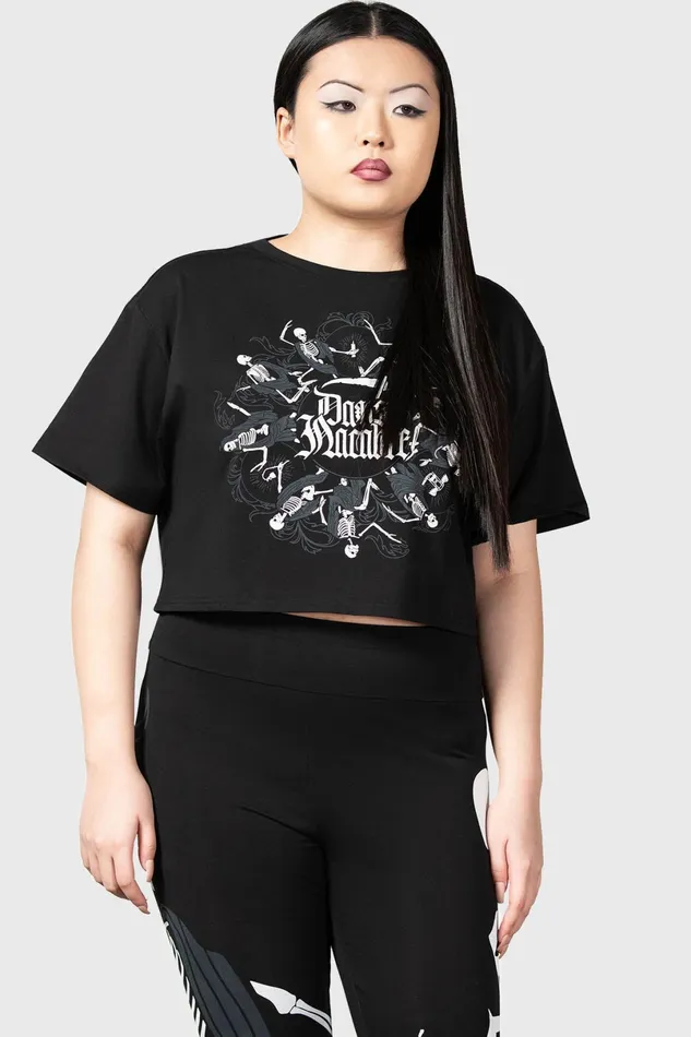 Killstar Crop Women Danse Macabre Crop Top
