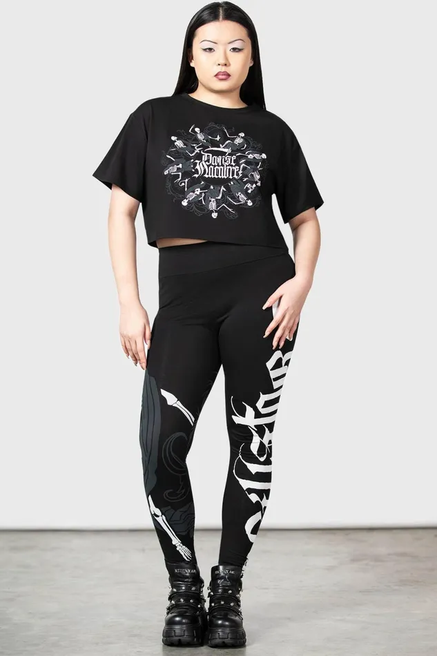 Killstar Crop Women Danse Macabre Crop Top
