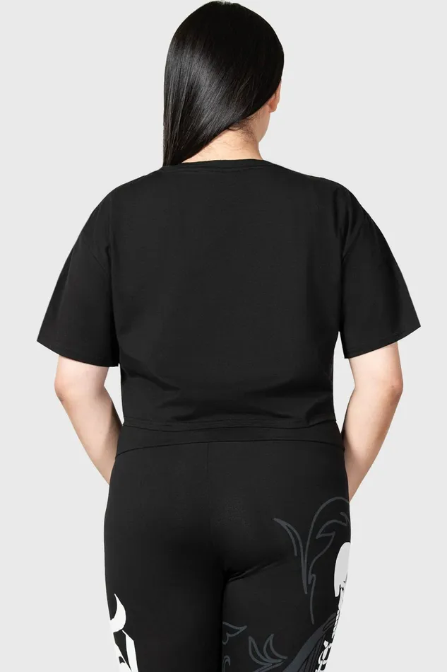 Killstar Crop Women Danse Macabre Crop Top