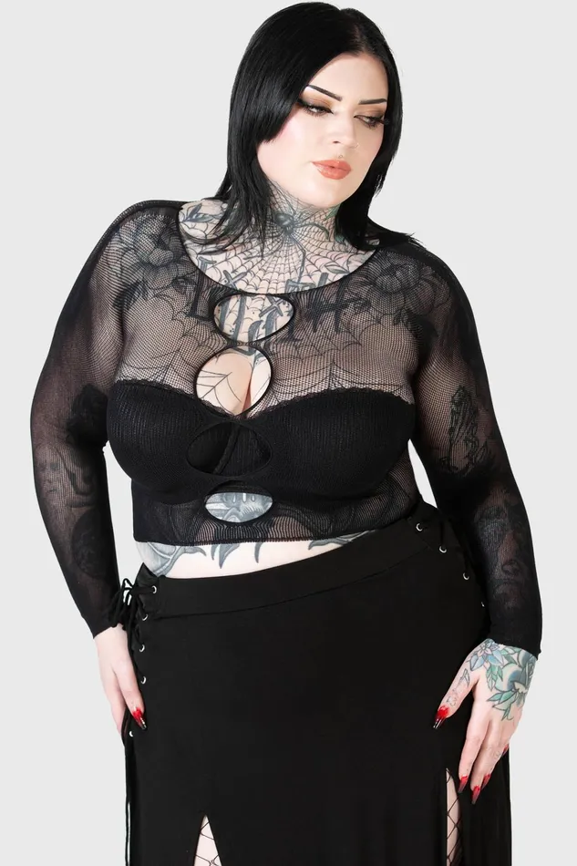 Killstar Crop Women Ending Promise Top