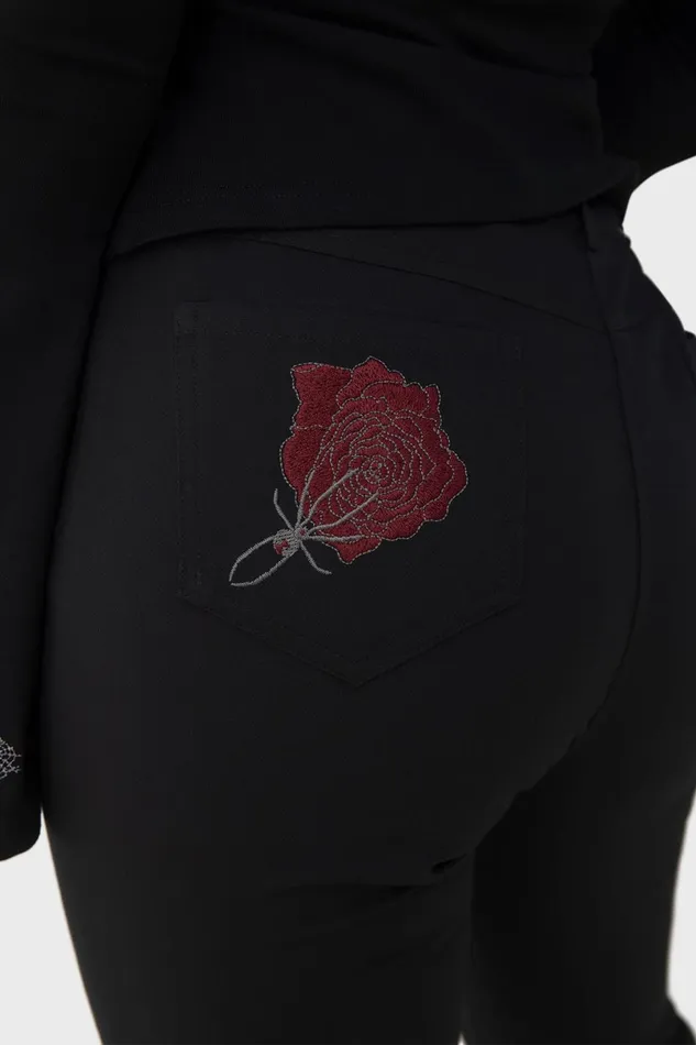 Killstar Flares Women Blood Rose Flares