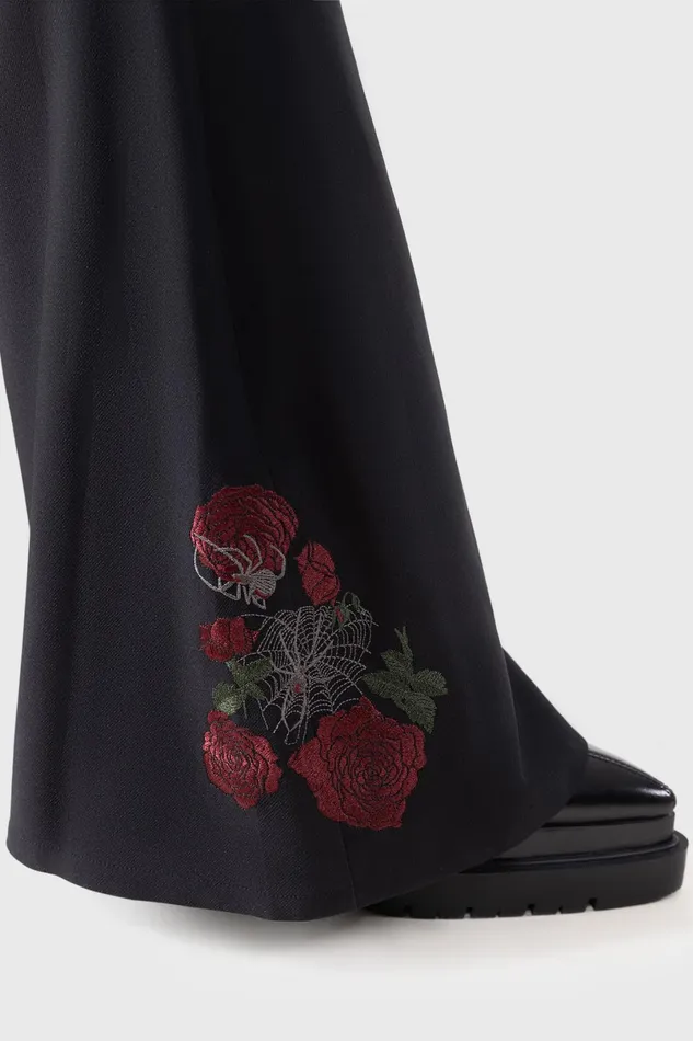 Killstar Flares Women Blood Rose Flares