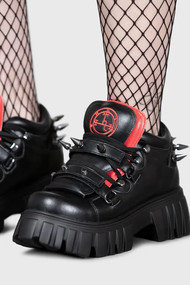 Killstar Flats and Trainers Women Torment Sneaker