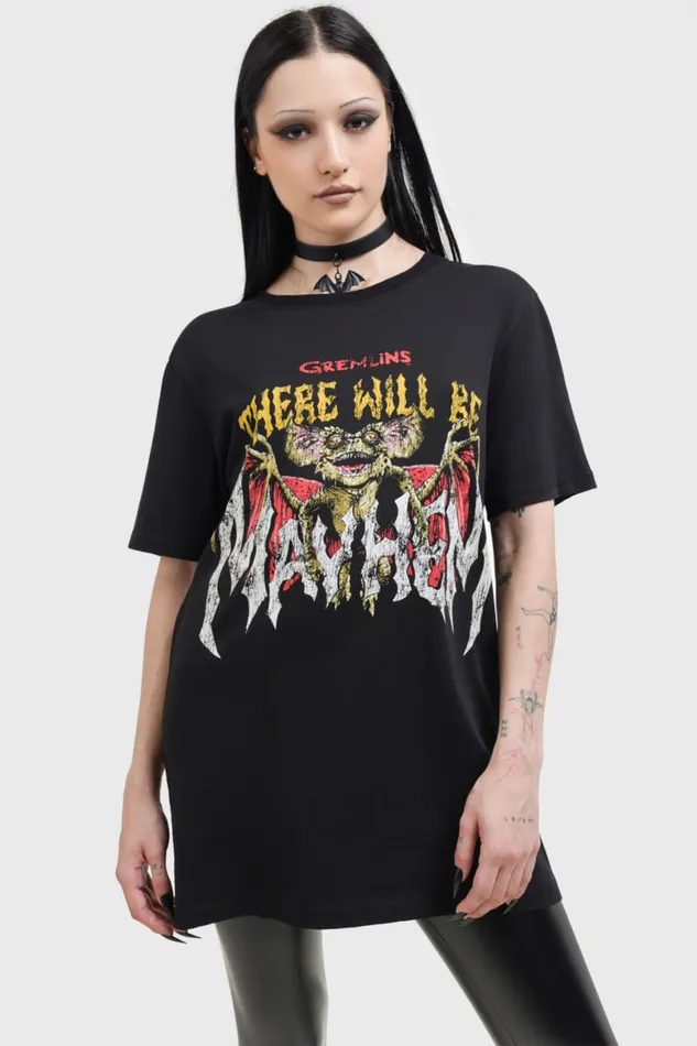 Killstar Graphic Tops Men Will Be Mayhem T Shirt