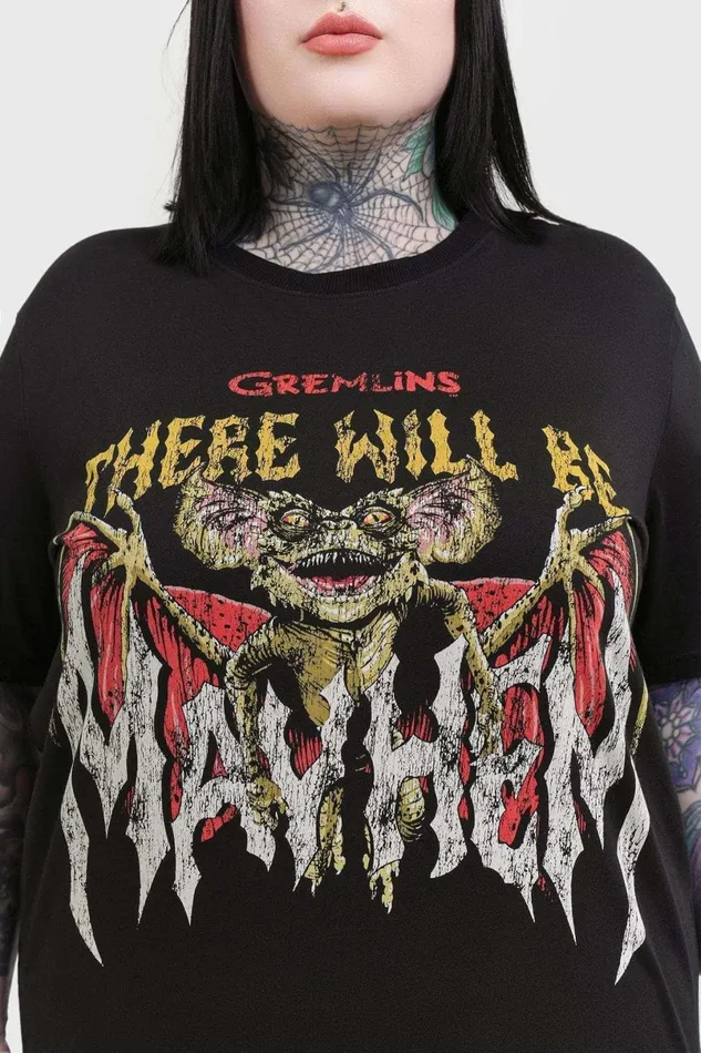 Killstar Graphic Tops Men Will Be Mayhem T Shirt