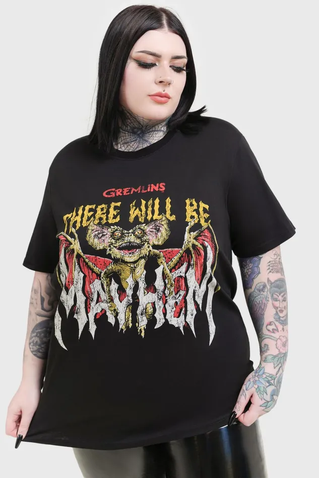 Killstar Graphic Tops Men Will Be Mayhem T Shirt