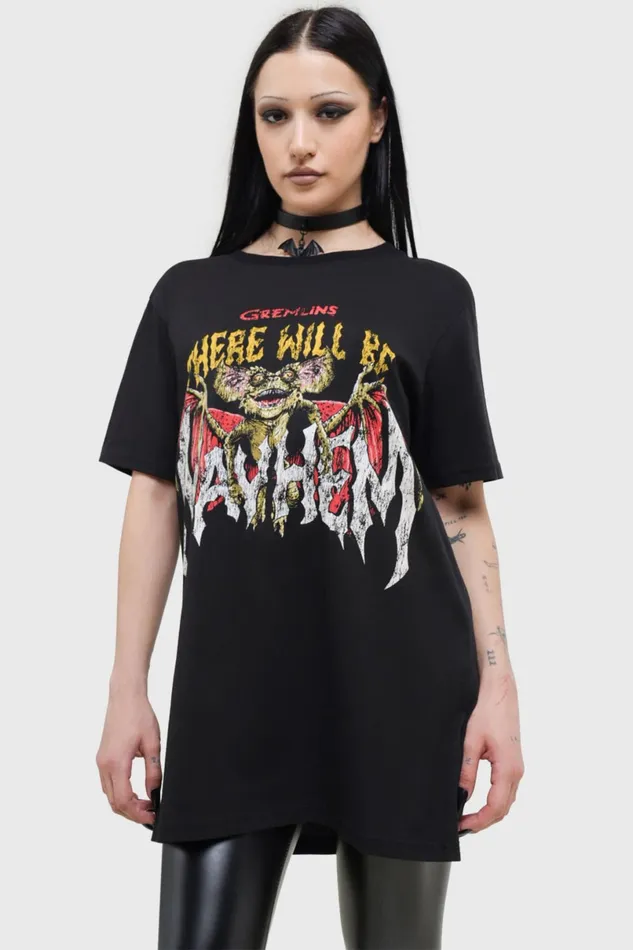 Killstar Graphic Tops Men Will Be Mayhem T Shirt