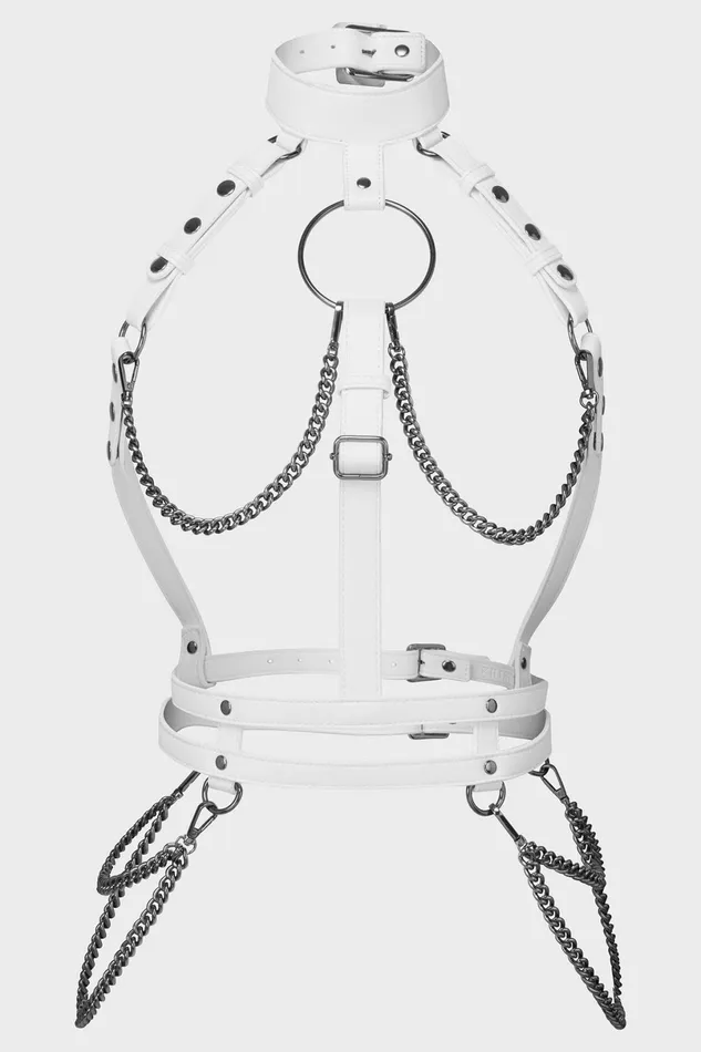 Killstar Harnesses and Belts Women Baphomet Bones Harness