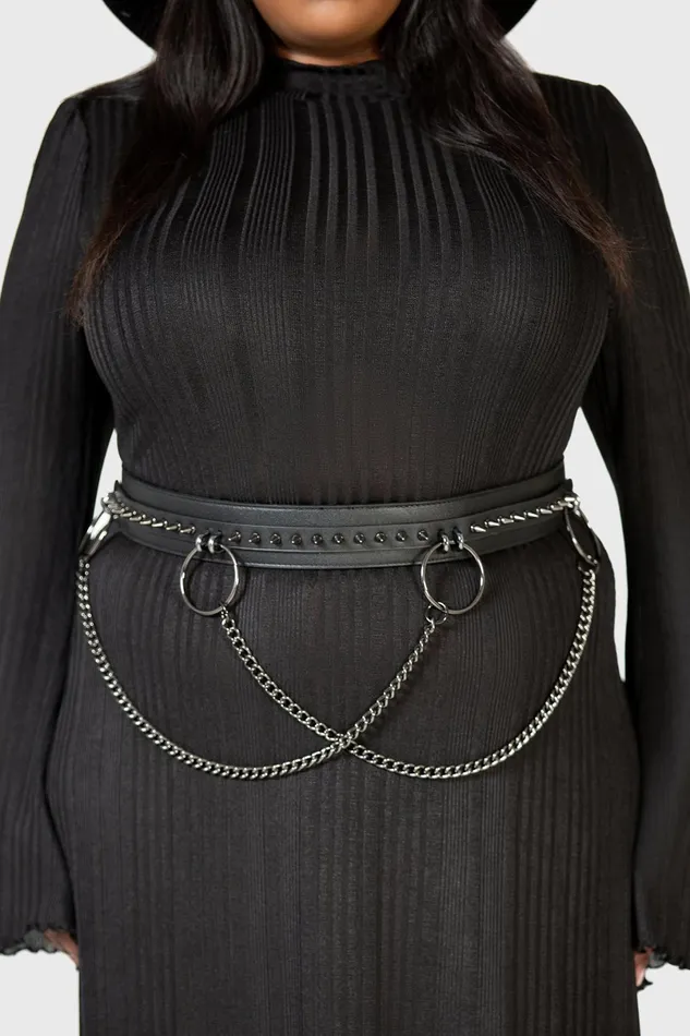 Killstar Harnesses and Belts Women Learn From Miseries Belt