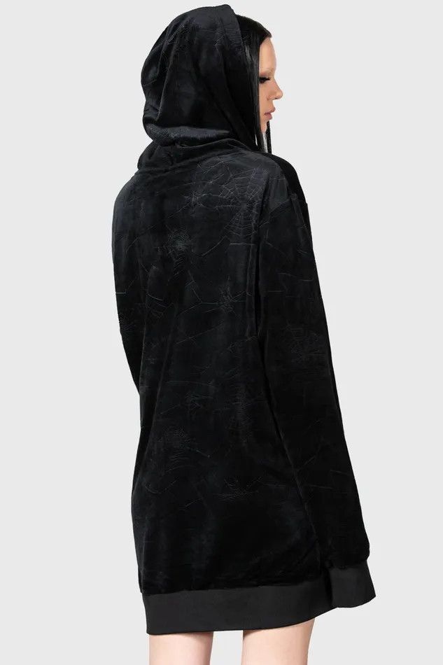 Killstar Hoodies Women Webmare Longline Hoodie