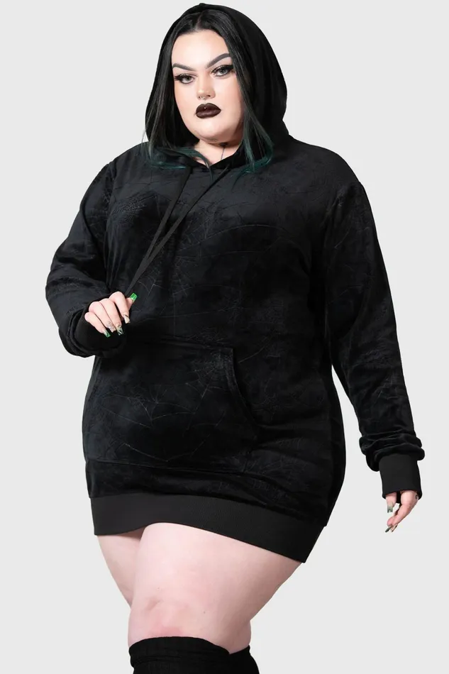 Killstar Hoodies Women Webmare Longline Hoodie