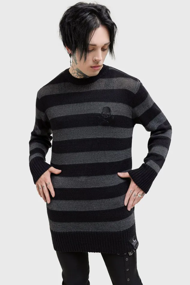Killstar Knitwear Men Alleyfade Sweater