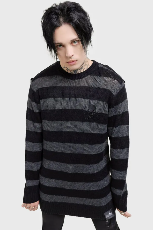 Killstar Knitwear Men Alleyfade Sweater