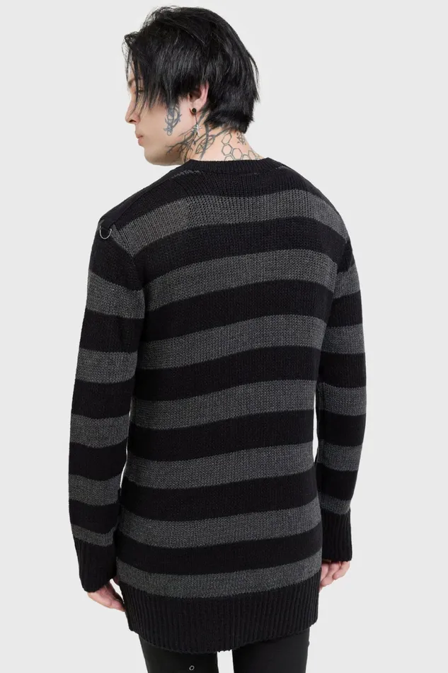 Killstar Knitwear Men Alleyfade Sweater