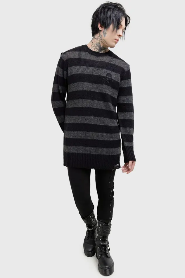 Killstar Knitwear Men Alleyfade Sweater