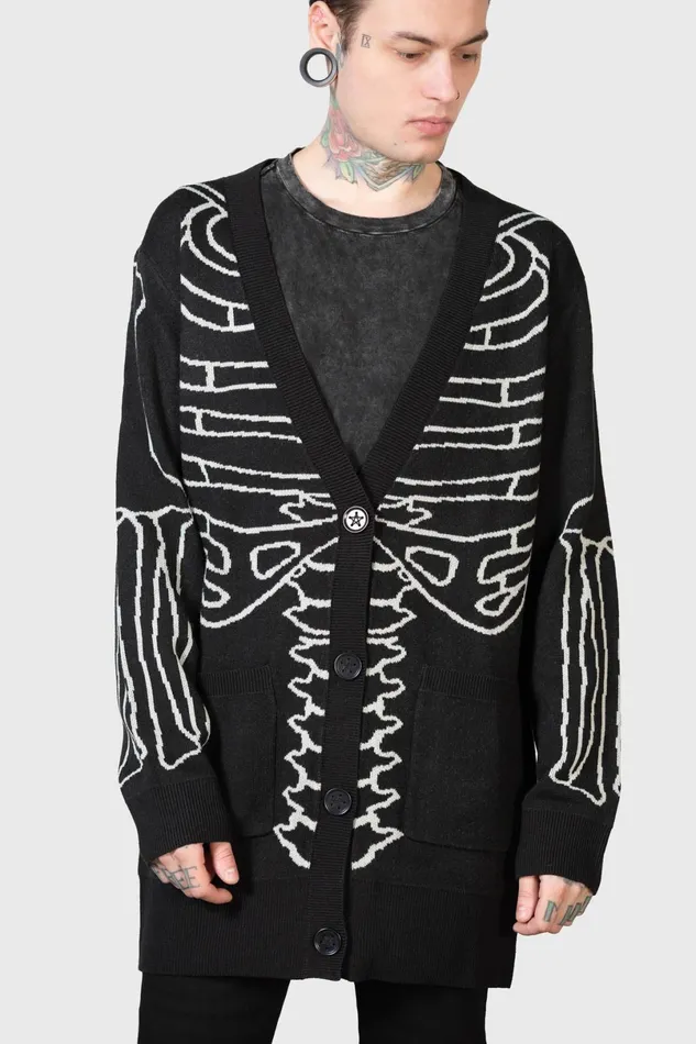 Killstar Knitwear Men Your Remains Cardigan