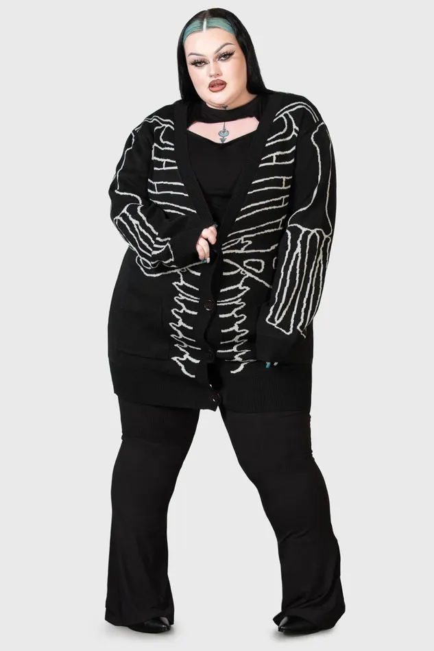 Killstar Knitwear Men Your Remains Cardigan
