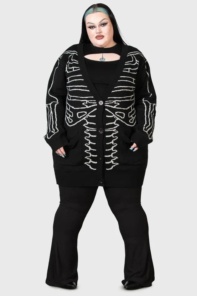 Killstar Knitwear Men Your Remains Cardigan