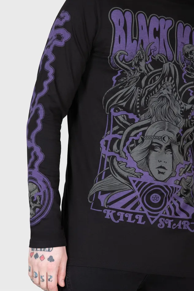 Killstar Long Sleeves Women Blac Magick Long Sleeve Top