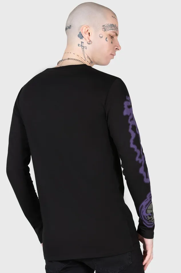 Killstar Long Sleeves Women Blac Magick Long Sleeve Top