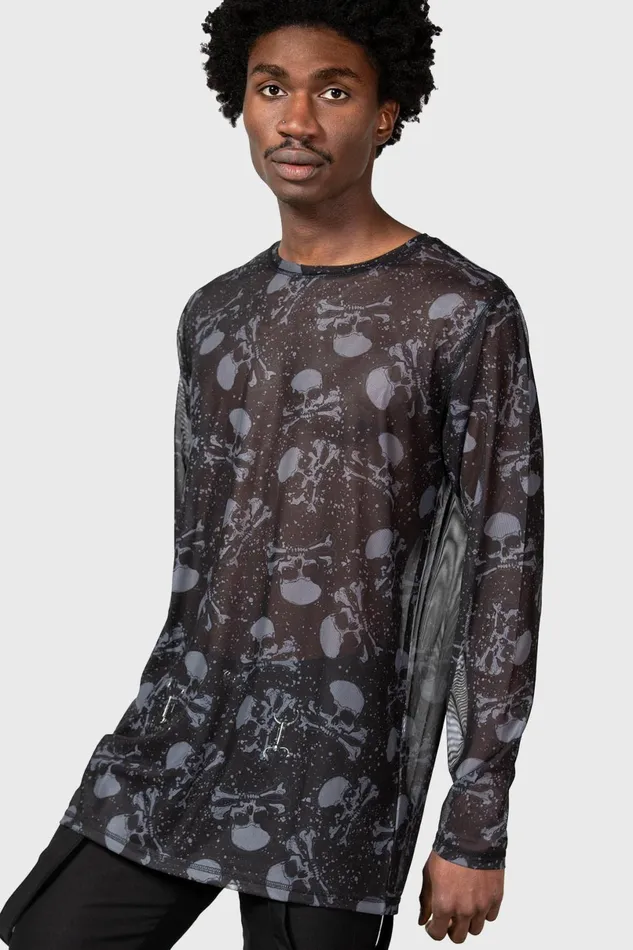 Killstar Long Sleeves Women Fright Train Long Sleeve Top