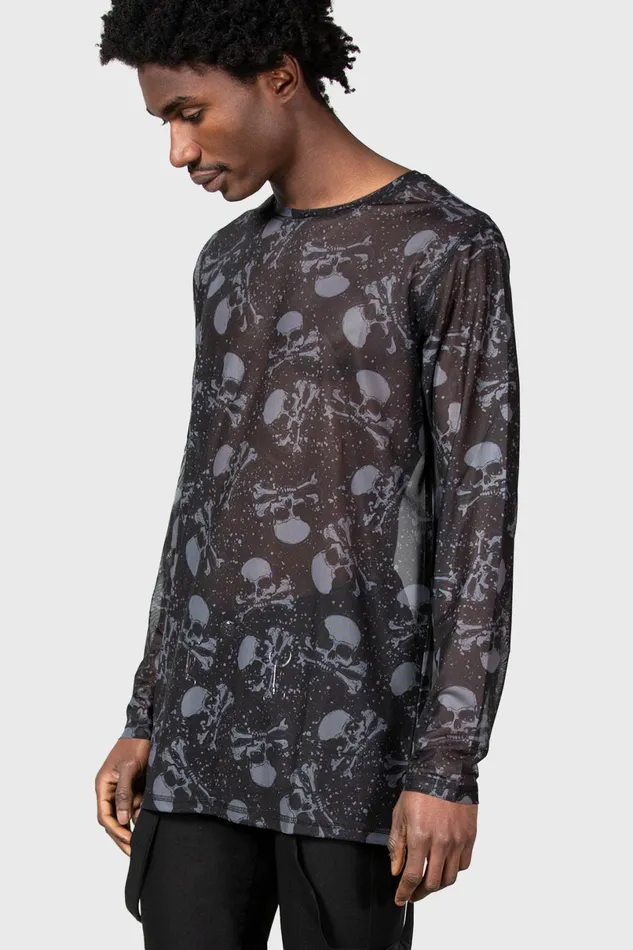 Killstar Long Sleeves Women Fright Train Long Sleeve Top