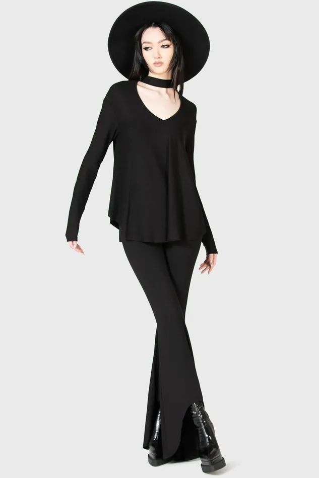 Killstar Long Sleeves Women Sawyer Top