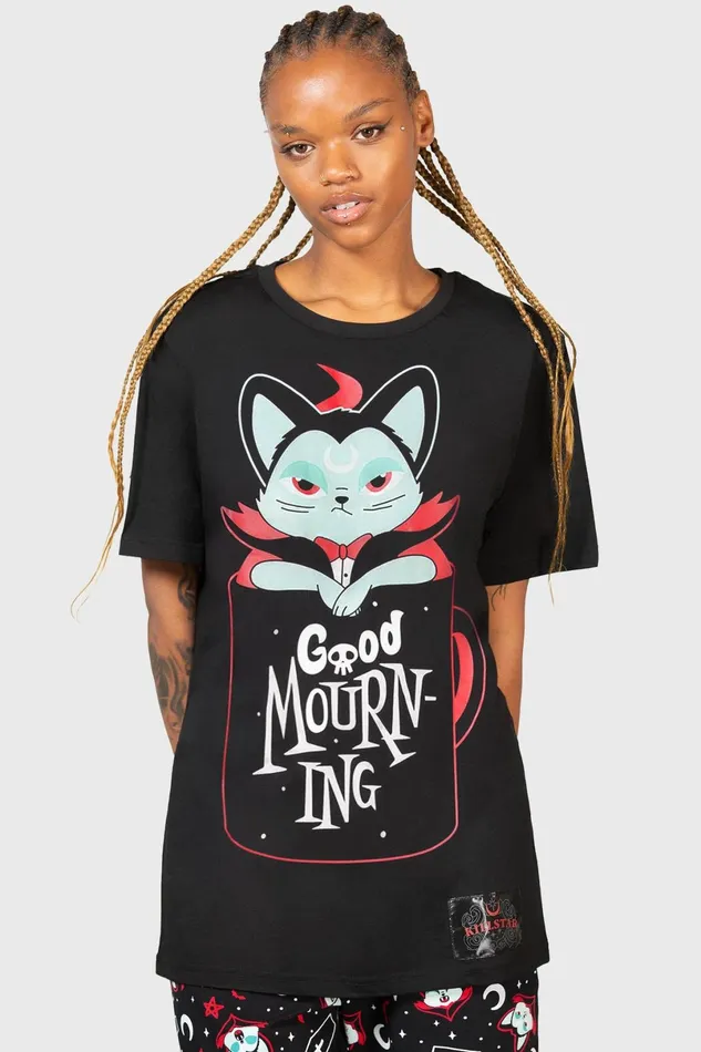 Killstar Loungewear Women Catnap TShirt