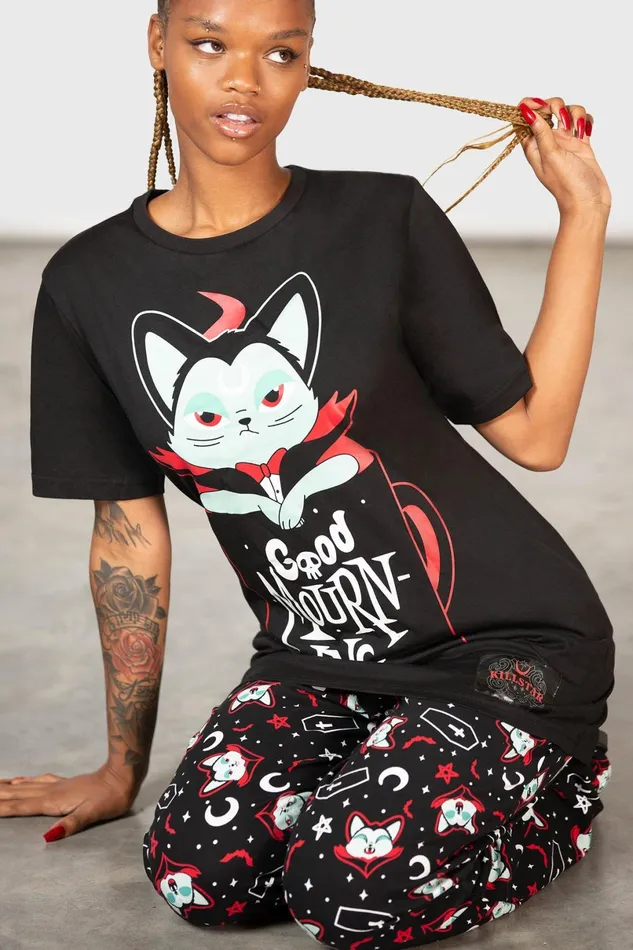 Killstar Loungewear Women Catnap TShirt