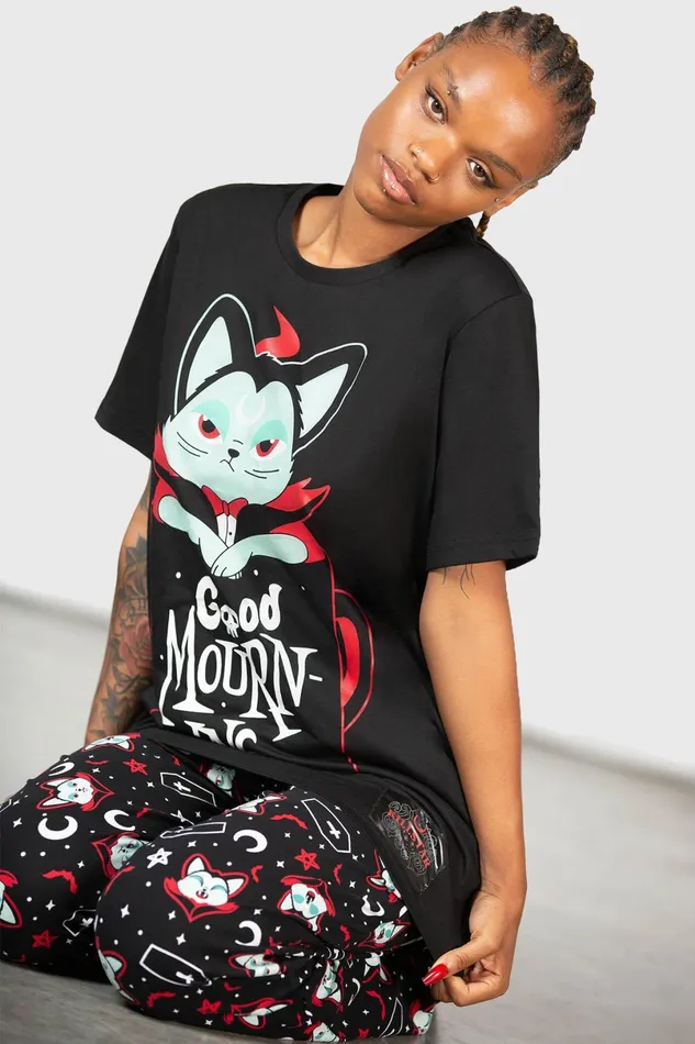 Killstar Loungewear Women Catnap TShirt