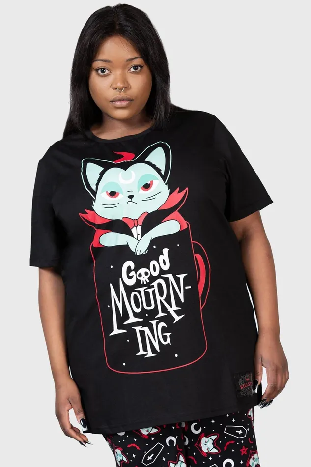 Killstar Loungewear Women Catnap TShirt