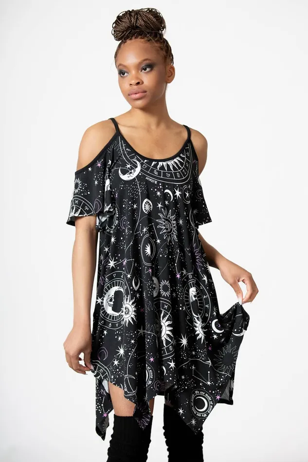Killstar Loungewear Women Zodiac Lounge Dress