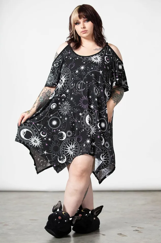 Killstar Loungewear Women Zodiac Lounge Dress