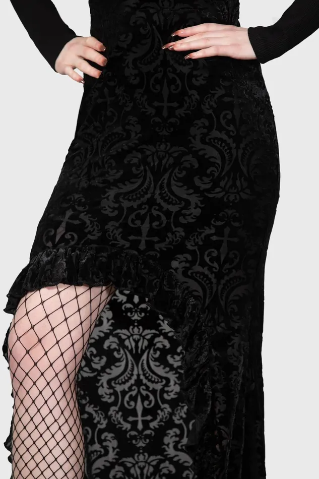 Killstar Maxi Skirts Women Maudlin Maxi Skirt
