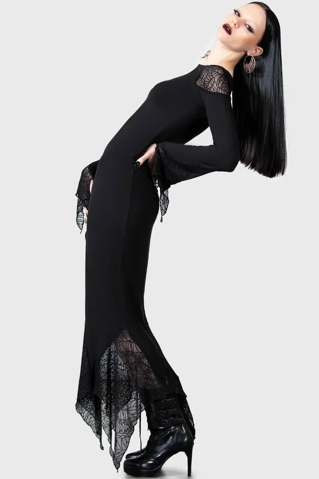 Killstar Maxi Women Spiderella Dress
