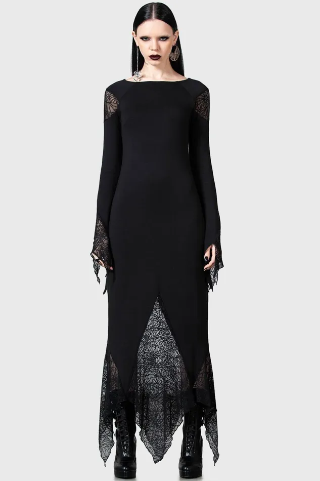 Killstar Maxi Women Spiderella Dress