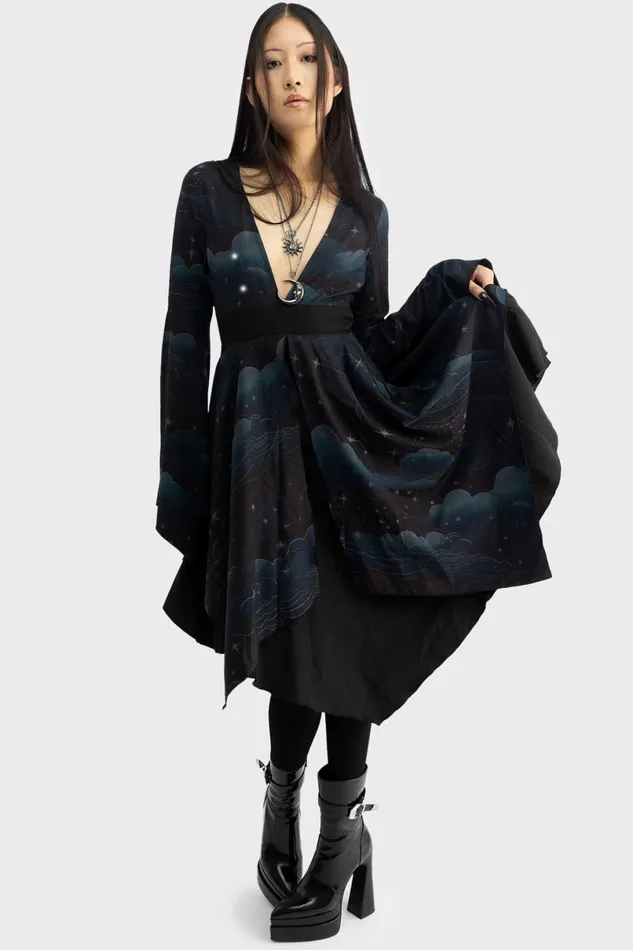 Killstar Midi Women Dreamanicon Midi Dress