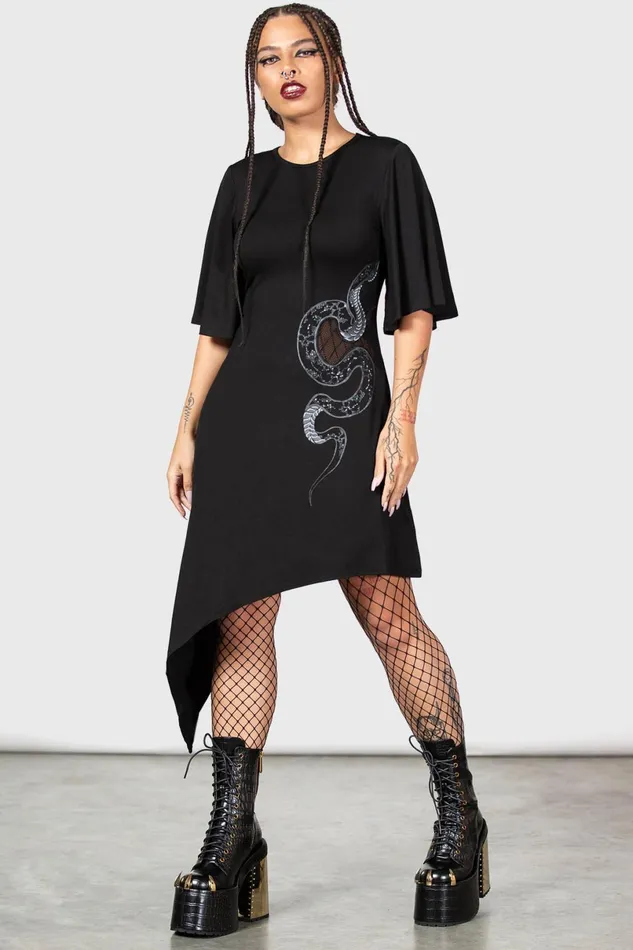 Killstar Midi Women Maple Asymmetric Dress