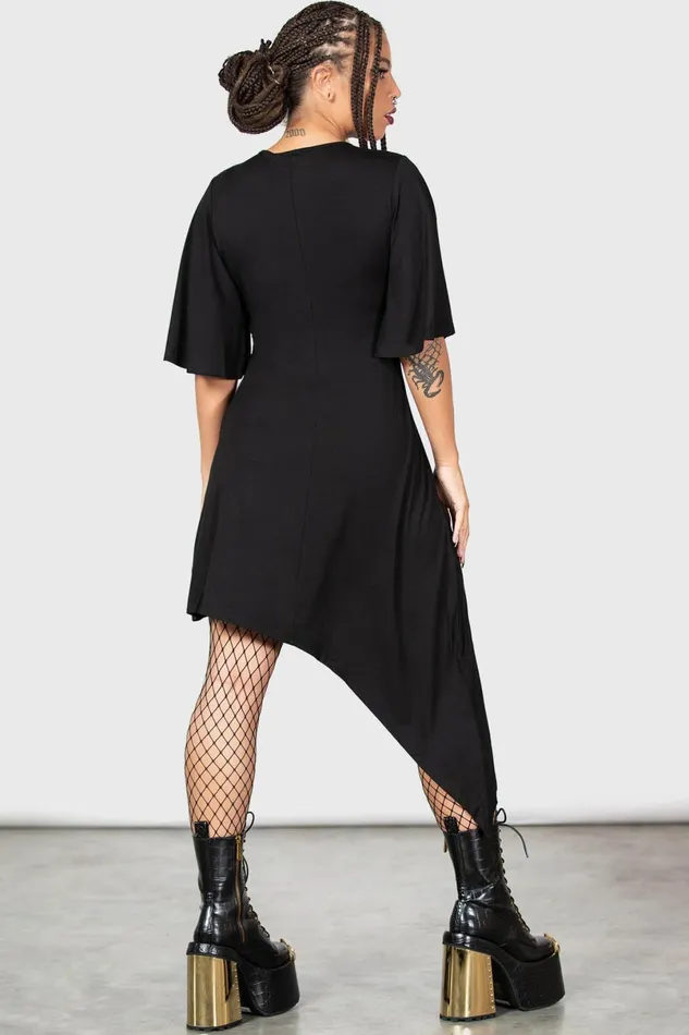 Killstar Midi Women Maple Asymmetric Dress