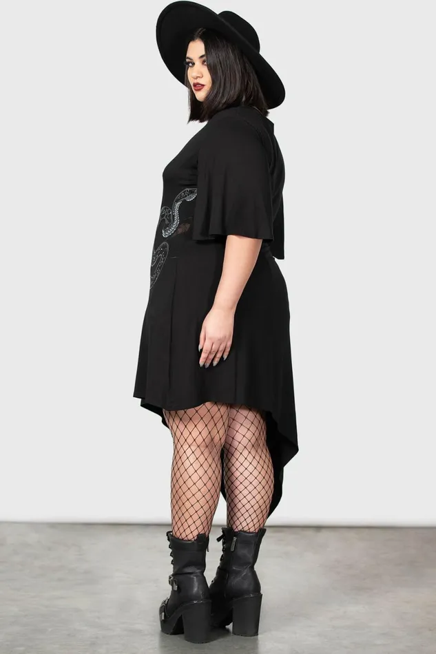 Killstar Midi Women Maple Asymmetric Dress