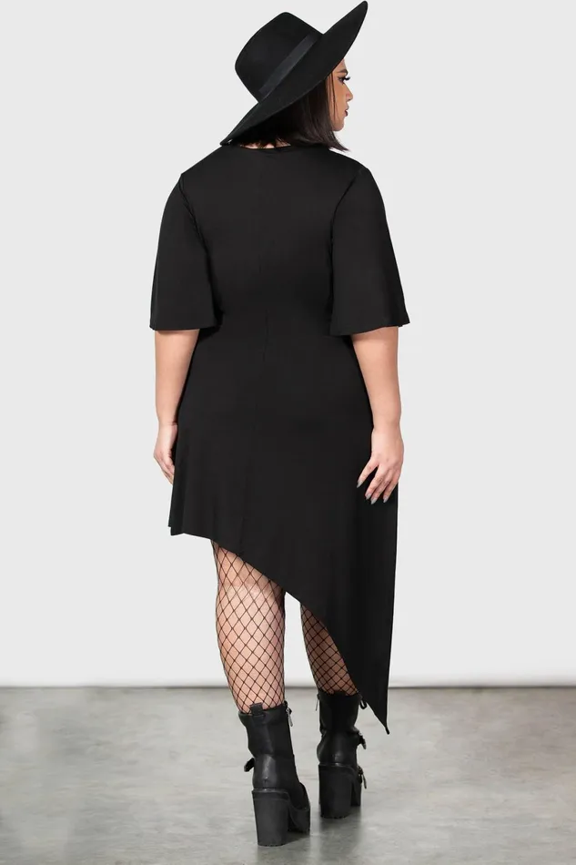 Killstar Midi Women Maple Asymmetric Dress
