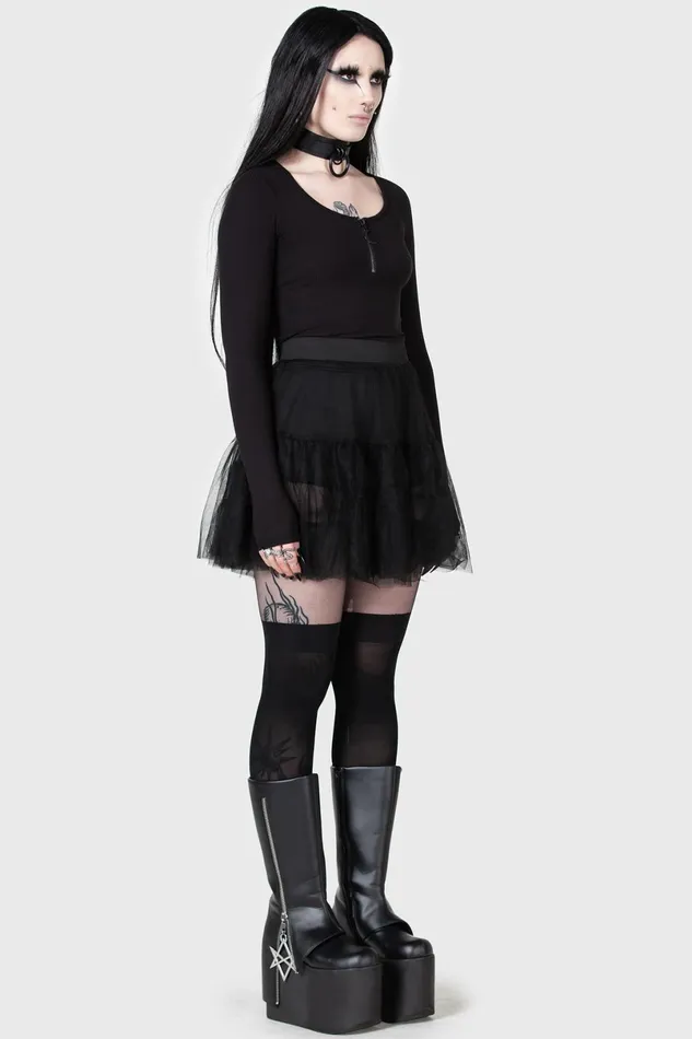 Killstar Mini Skirts Women Dance All Night Mini Skirt